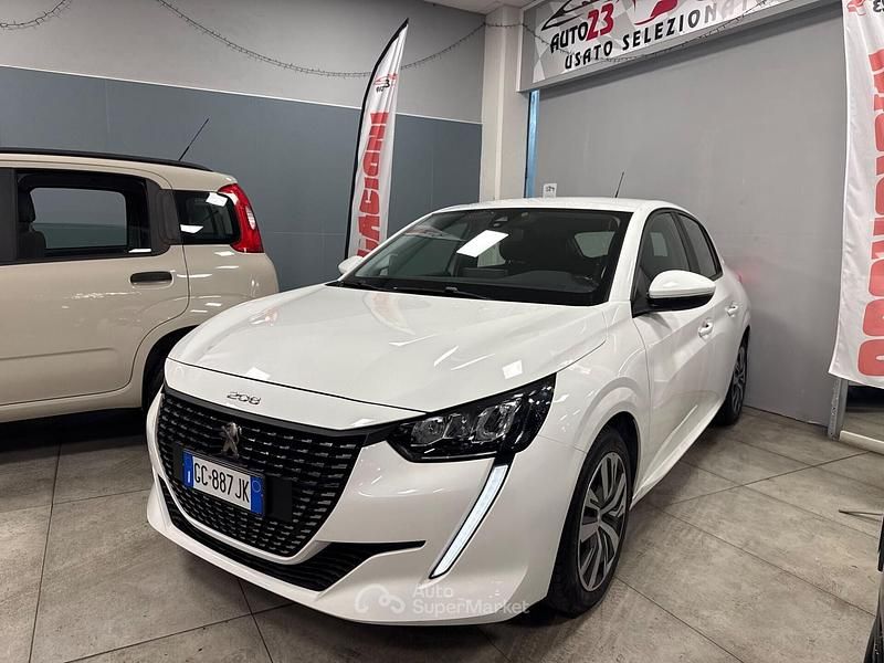 Usata Peugeot 208 Active 75 CV (55 kW) 2020 Bianco Utilitaria