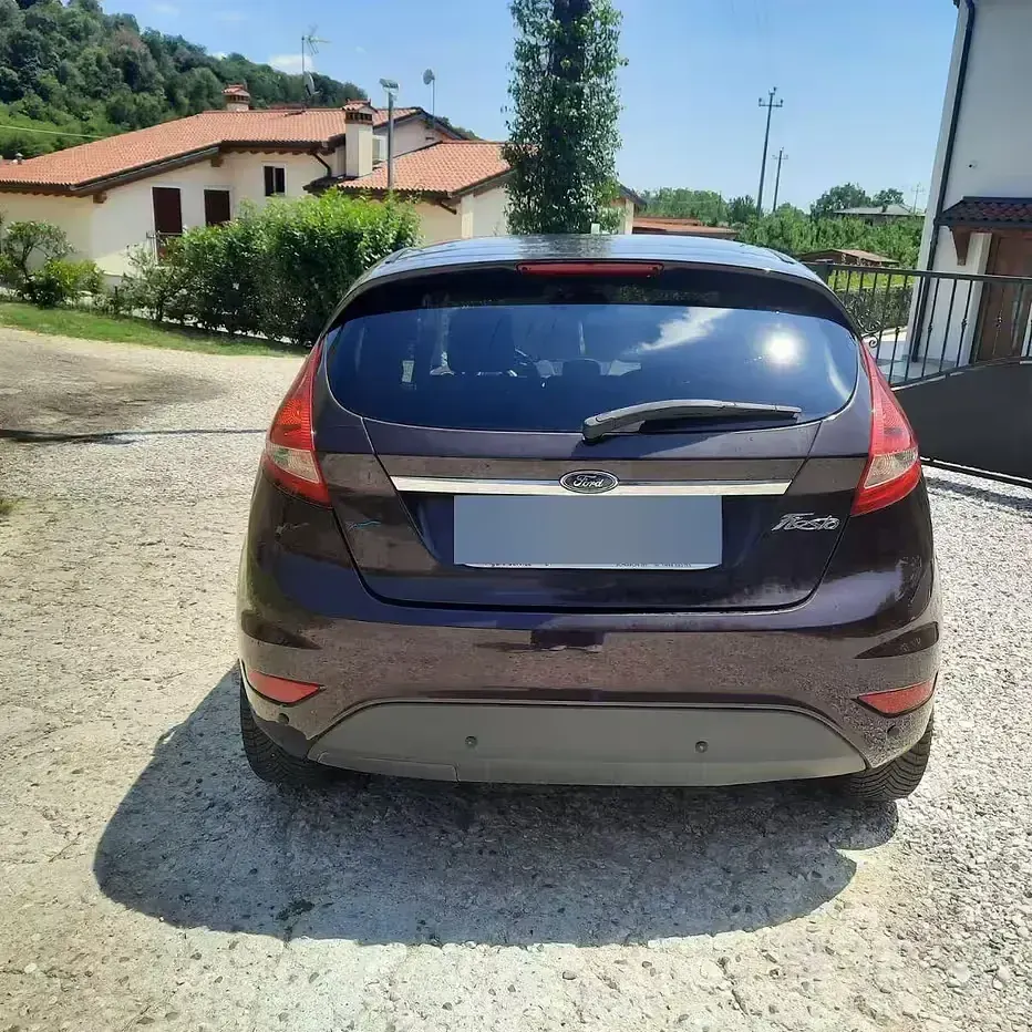 Usata Ford Fiesta Titanium 97 CV (71 kW) 2009 Rosso Berlina