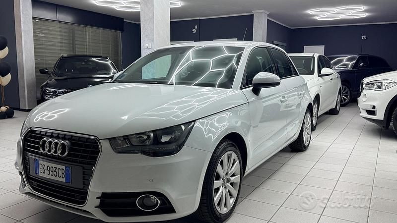 Usata Audi A1 Ambition 89 CV (65 kW) 2013 Bianco Utilitaria
