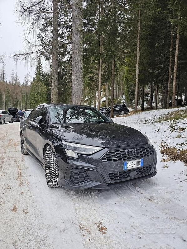 Usata Audi A3 200 CV (147 kW) 2024 Nero Berlina