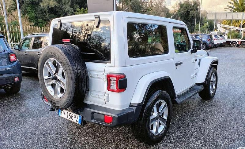 Usata Jeep Wrangler Sahara 200 CV (147 kW) 2019 Bianco SUV