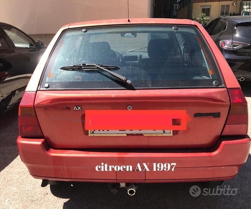 Usata Citroën AX 50 CV (36 kW) 1997 Rosso Utilitaria