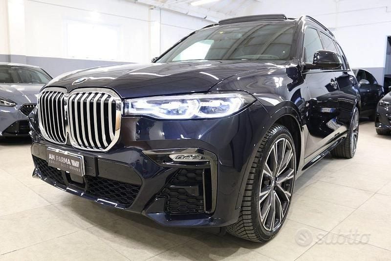 Usata BMW X7 Efficient Dynamics 340 CV (250 kW) 2021 Blu SUV