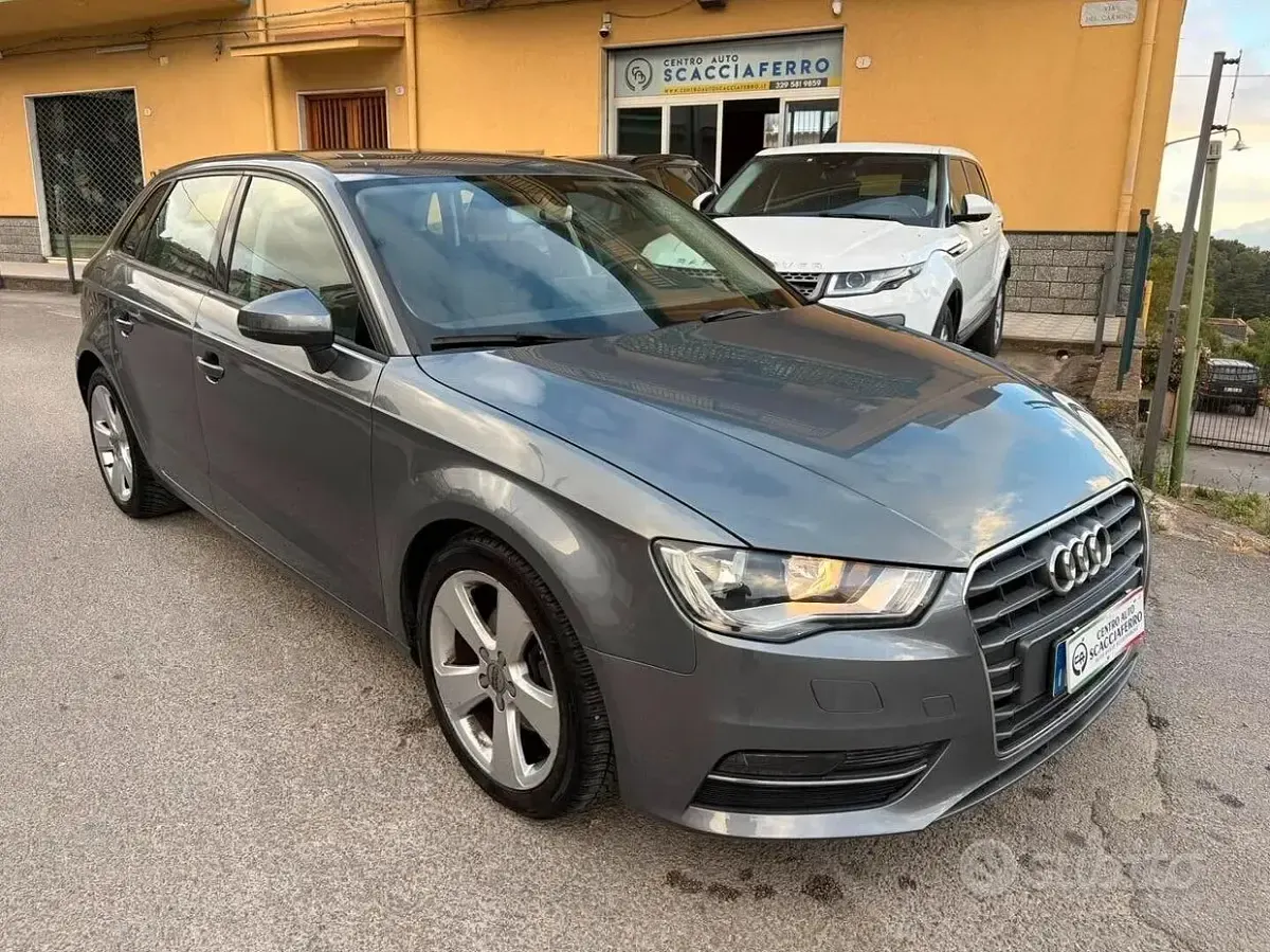 Usata Audi A3 Ambition 110 CV (80 kW) 2016 Grigio Berlina
