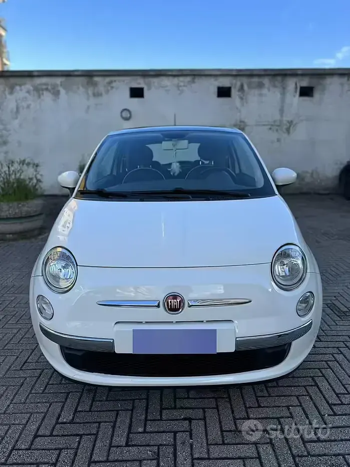 Usata Fiat 500 69 CV (50 kW) 2015 Bianco Berlina