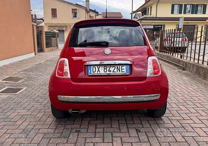 Usata Fiat 500 69 CV (50 kW) 2009 Rosso Cabrio