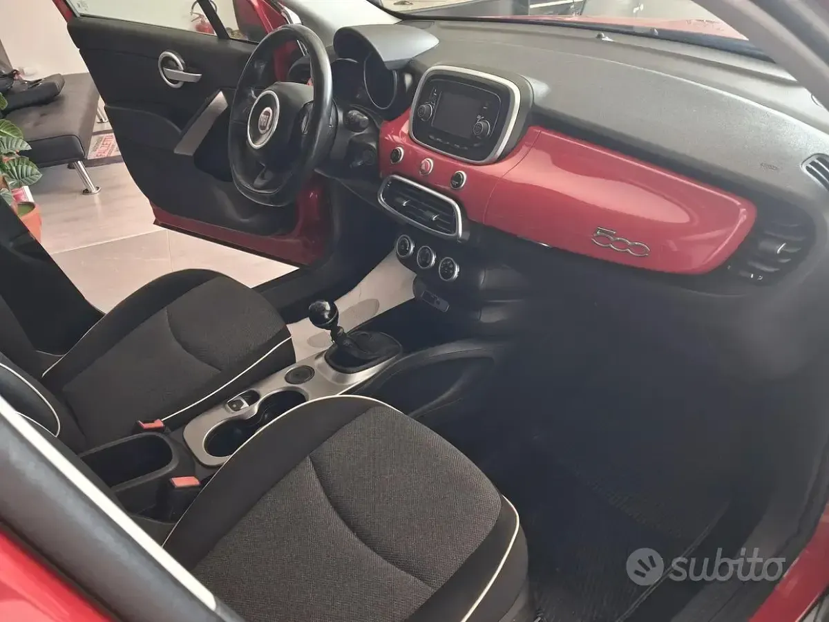 Usata Fiat 500X 95 CV (69 kW) 2017 Rosso SUV