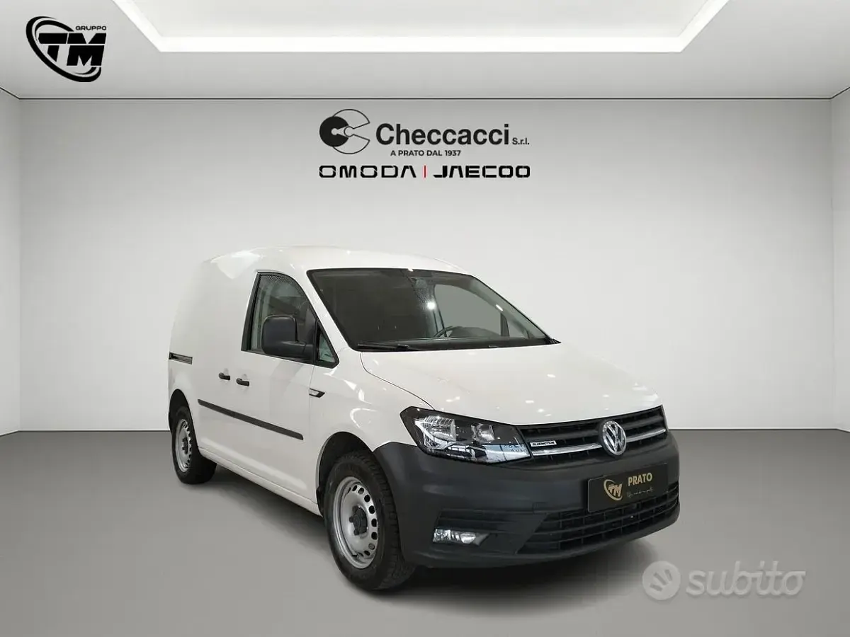 Usata VW Caddy Business 110 CV (80 kW) 2019 Bianco Monovolume