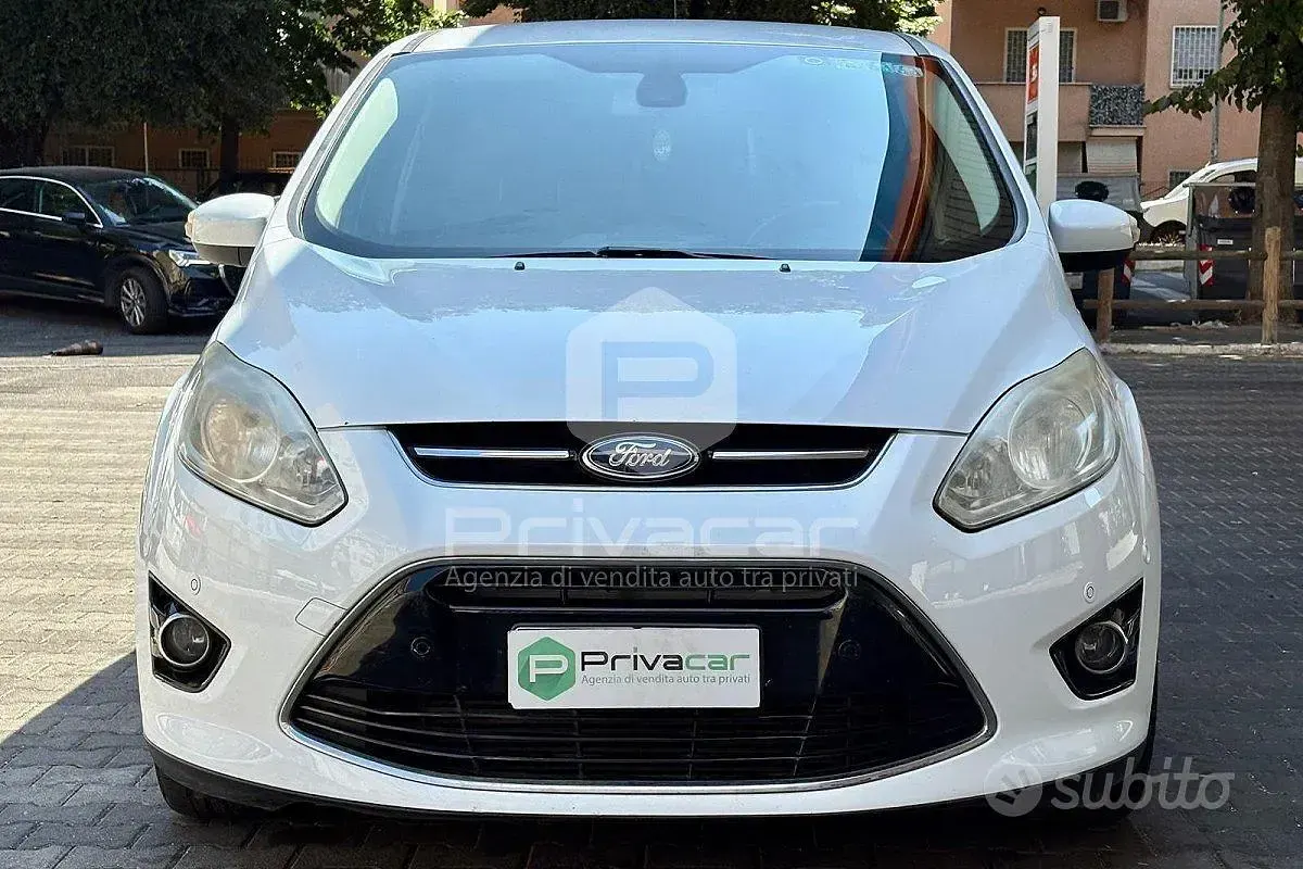 Usata Ford C-MAX Titanium 163 CV (119 kW) 2012 Bianco Monovolume