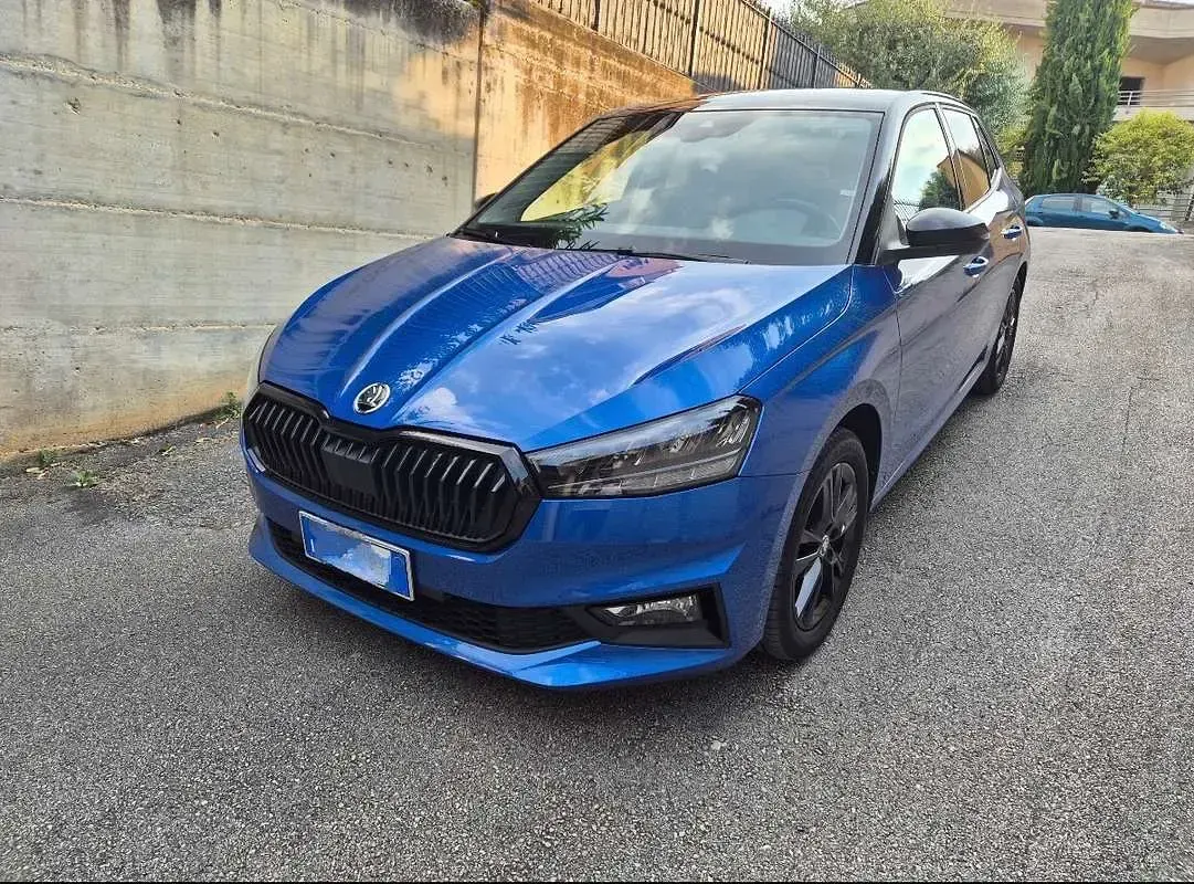 Usata Skoda Fabia Style 95 CV (69 kW) 2022 Blu/azzurro Utilitaria