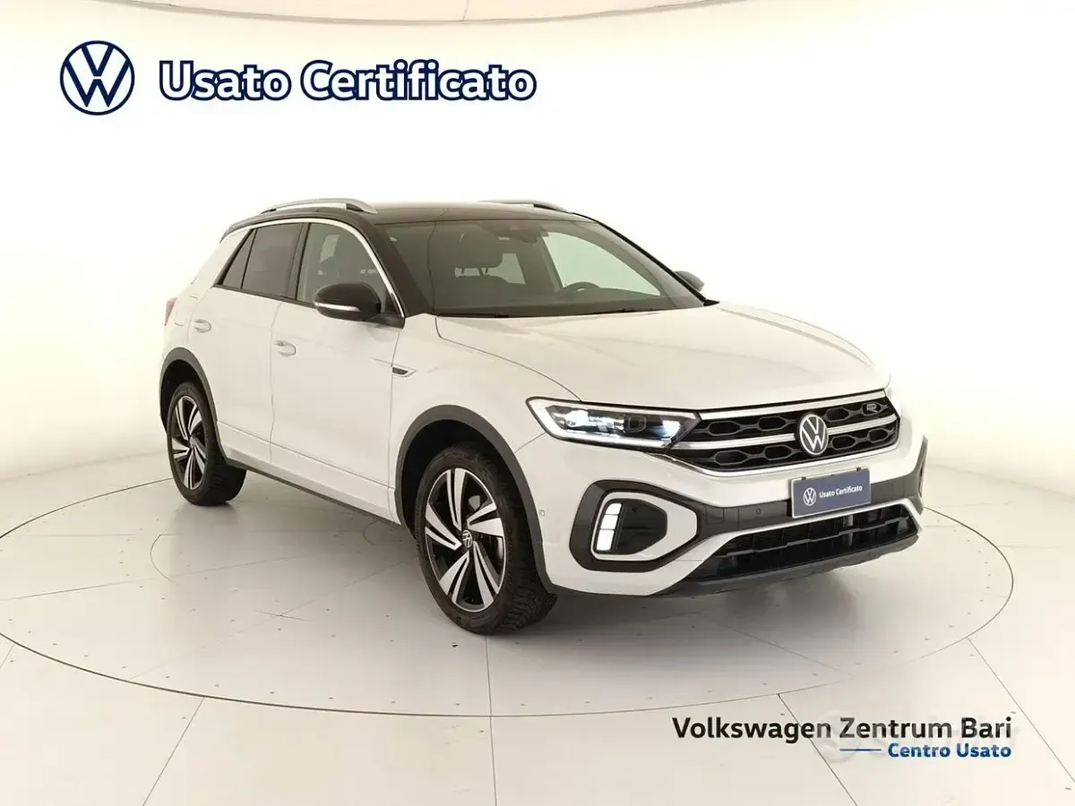 Usata VW T-Roc R-line 150 CV (110 kW) 2022 Bianco SUV