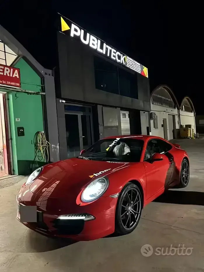 Usata Porsche 911 Carrera 350 CV (257 kW) 2013 Rosso Coupé