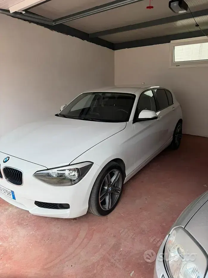 Usata BMW 114 Efficient Dynamics 95 CV (69 kW) 2014 Bianco Utilitaria