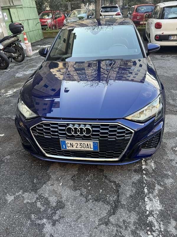 Usata Audi A3 S-Line 116 CV (85 kW) 2021 Blu/azzurro Berlina