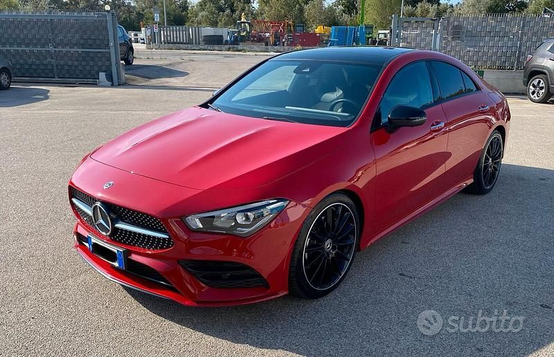 Usata Mercedes CLA200 Premium 150 CV (110 kW) 2019 Rosso Coupé