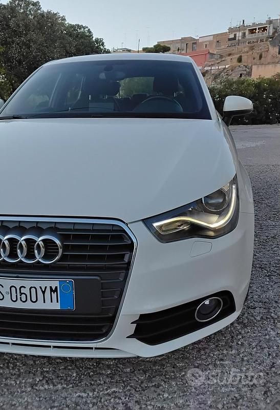 Usata Audi A1 S-Line 86 CV (63 kW) 2014 Bianco Utilitaria