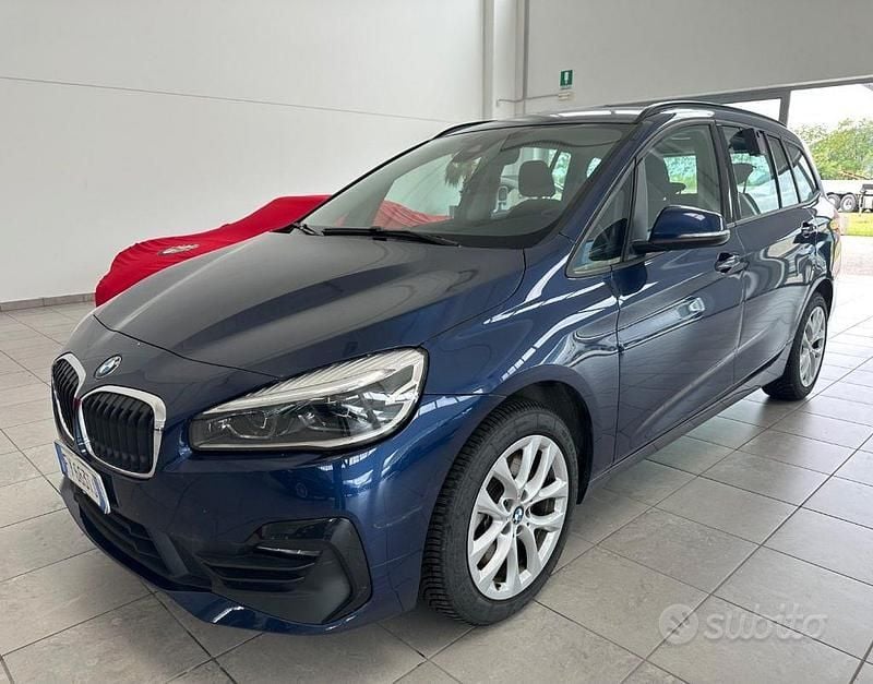 Usata BMW 218 Gran Tourer Comfort Edition 150 CV (110 kW) 2019 Blu/azzurro Monovolume