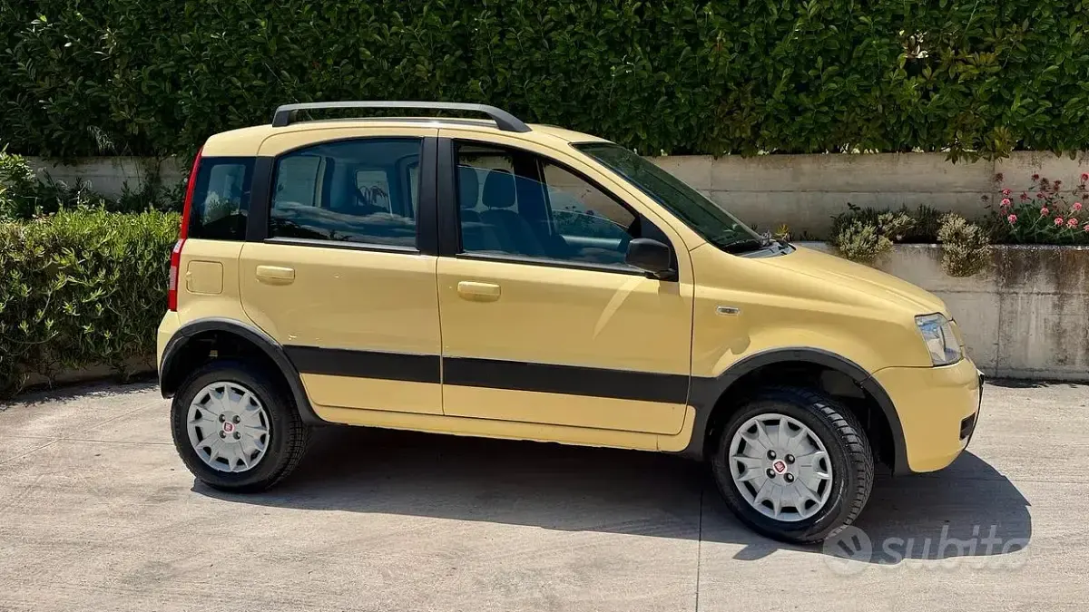 Usata Fiat Panda 4x4 Climbing 60 CV (44 kW) 2009 Giallo Utilitaria