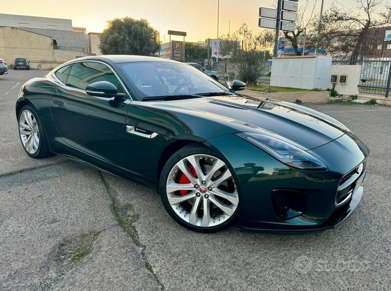 Verde Usata 2019 Jaguar F-Type R-Dynamic Coupé | 39.500 € (Cara) - Immagine 1/4
