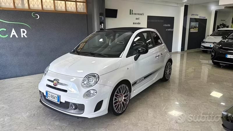 Usata Abarth 595C Turismo 160 CV (117 kW) 2014 Bianco Cabrio