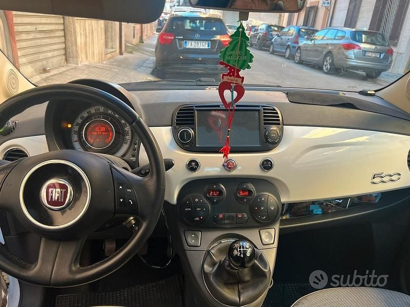 Usata Fiat 500 Pop 69 CV (50 kW) 2008 Bianco Berlina