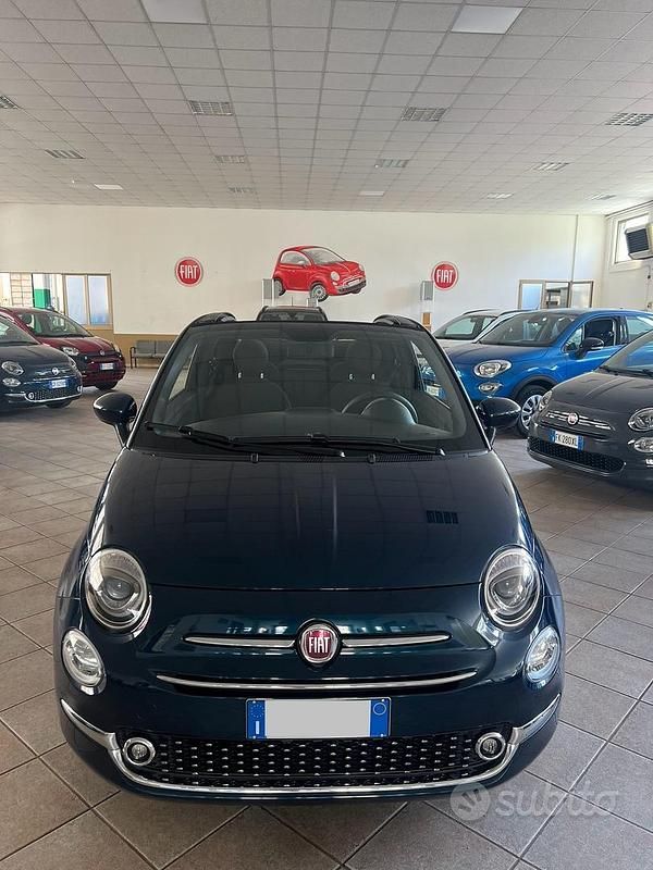 Usata Fiat 500C Lounge 70 CV (51 kW) 2024 Blu Cabrio