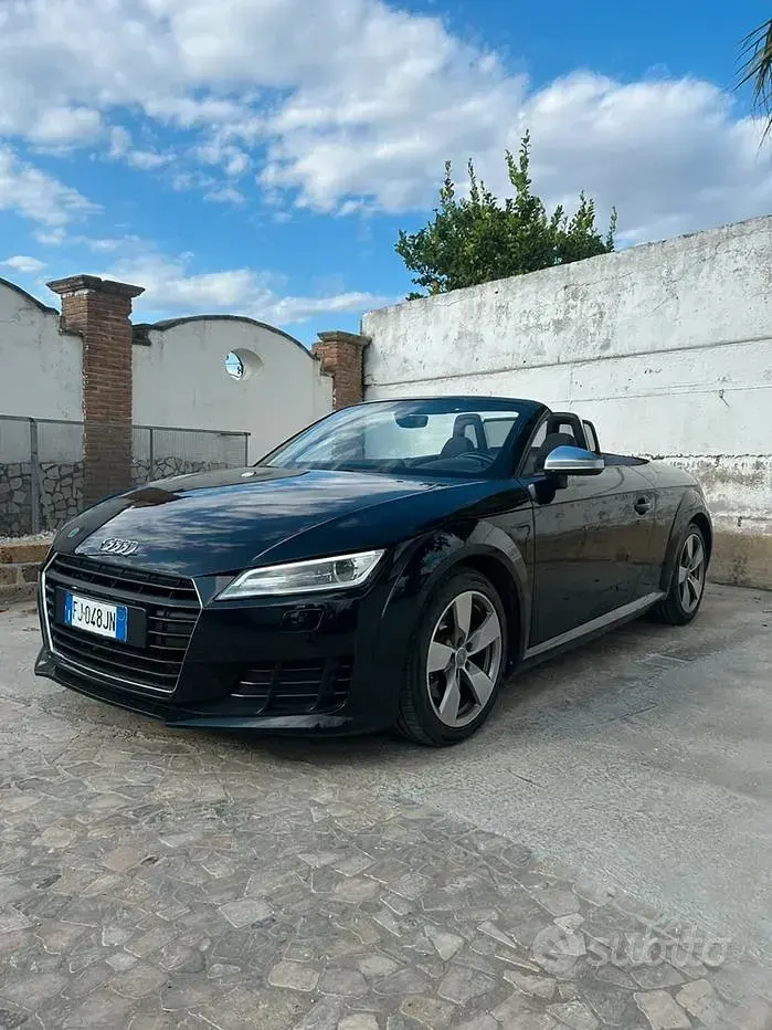 Usata Audi TT Roadster 184 CV (135 kW) 2017 Nero Cabrio