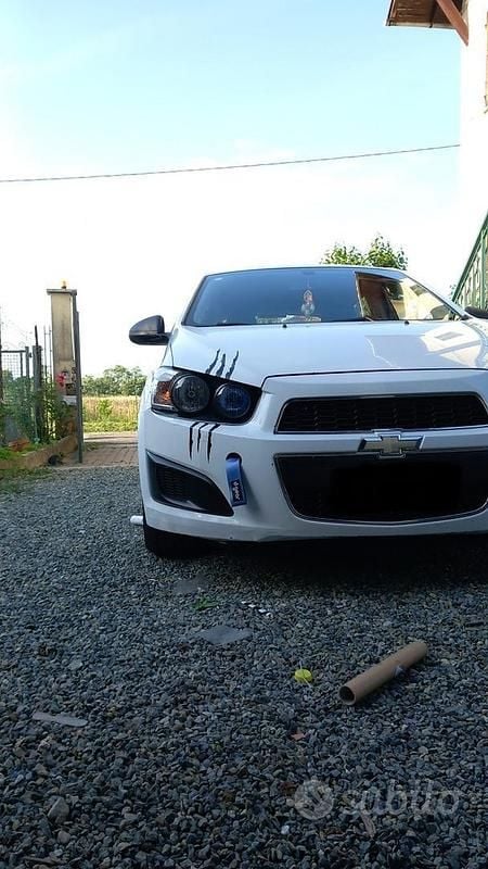 Usata Chevrolet Aveo 2012 Bianco Utilitaria
