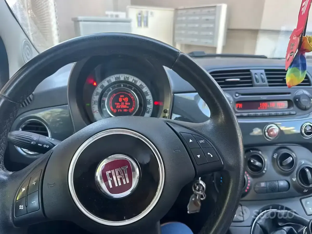 Usata Fiat 500 75 CV (55 kW) 2010 Grigio Berlina