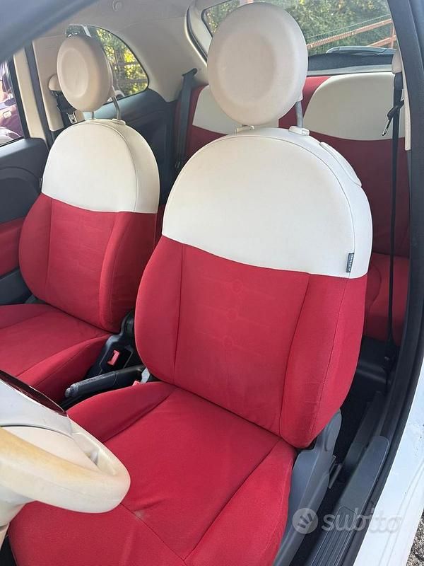 Usata Fiat 500 Pop Star 2009 Bianco Cabrio