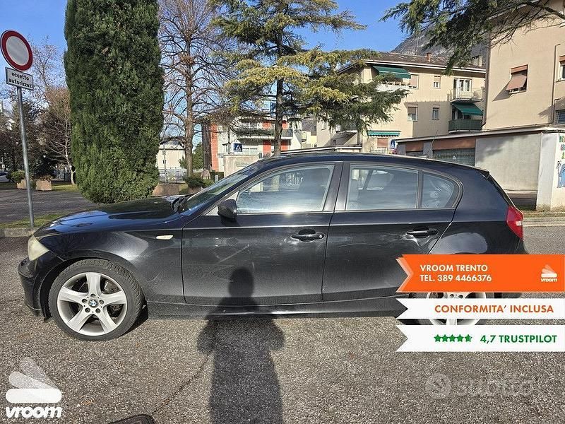 Usata BMW 120 176 CV (129 kW) 2007 Nero Utilitaria