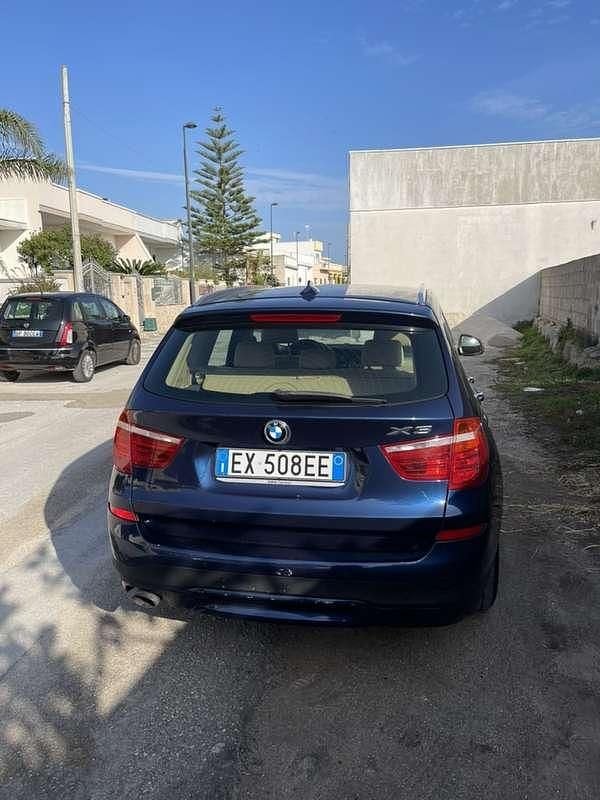 Usata BMW X3 150 CV (110 kW) 2014 Blu/azzurro SUV