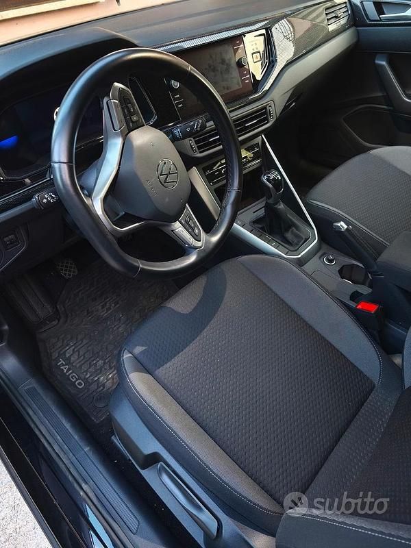 Usata VW Taigo 95 CV (69 kW) 2023 Nero SUV