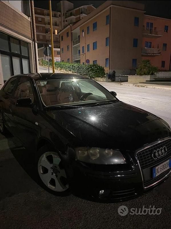 Usata Audi A3 140 CV (102 kW) 2007 Nero Utilitaria