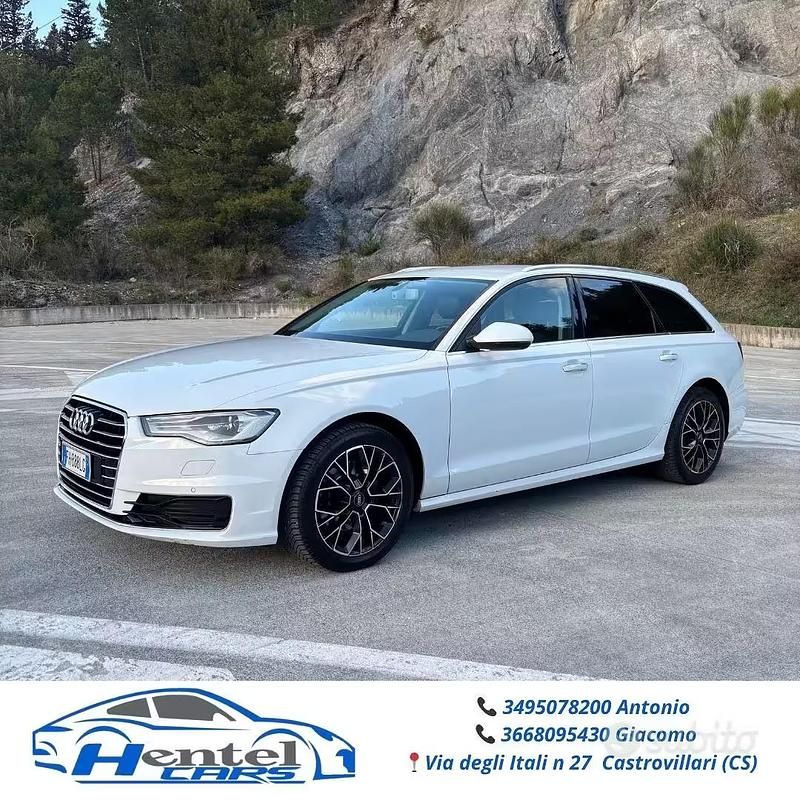 Begagnad Audi A6 190 HK (139 kW) 2015 Vit Sedan