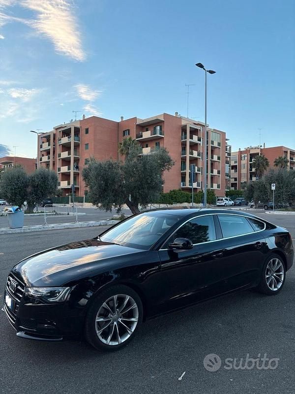 Usata Audi A5 Sportback Design 177 CV (130 kW) 2012 Nero Utilitaria