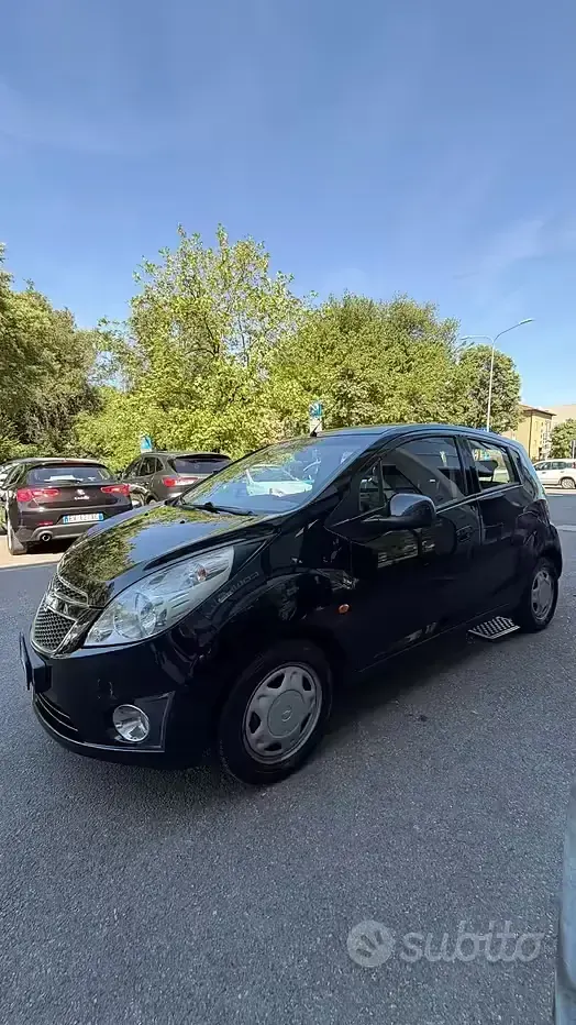 Usata Chevrolet Spark LS 68 CV (50 kW) 2011 Nero Utilitaria