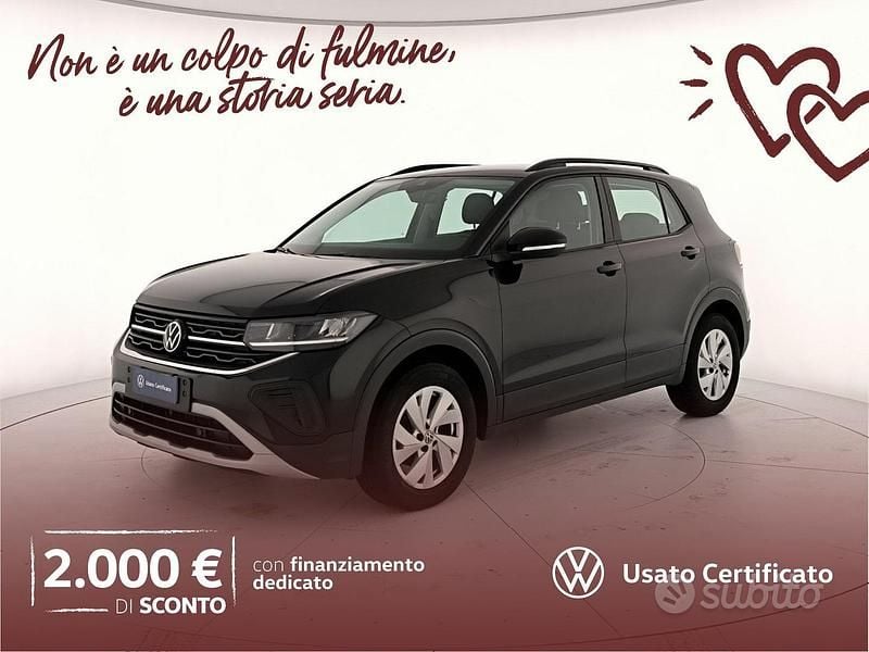 Deep black perlato Usata 2024 VW T-Cross Life SUV | 21.900 € (Buon prezzo) - Immagine 1/4