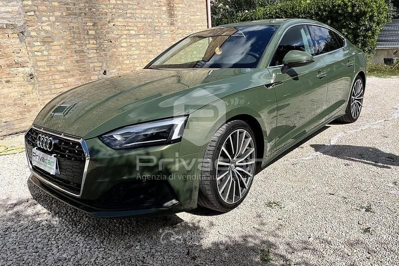 Usata Audi A5 Comfort 170 CV (125 kW) 2020 Verde Berlina