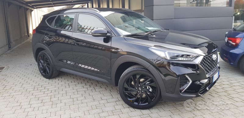 Usata Hyundai Tucson N Line 136 CV (100 kW) 2020 Nero SUV