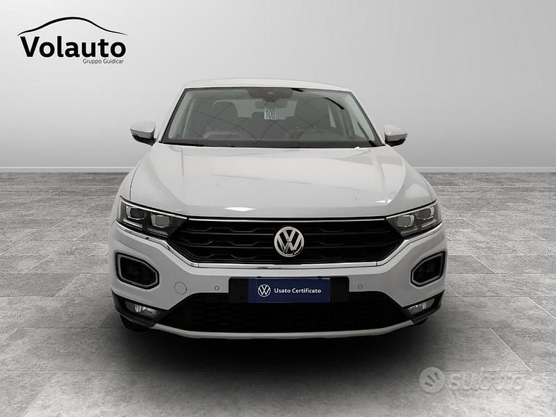 Usata VW T-Roc Advance 116 CV (85 kW) 2019 White silver SUV