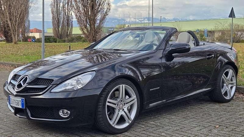 Usata Mercedes SLK200 184 CV (135 kW) 2010 Nero Cabrio