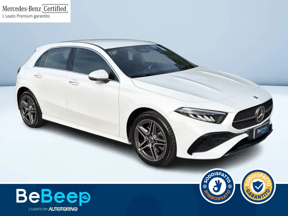 Usata Mercedes A250 Advanced Plus 217 CV (159 kW) 2023 Bianco pastello Berlina