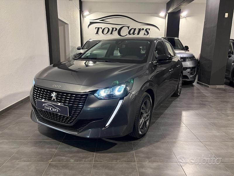 Usata Peugeot 208 Allure 102 CV (75 kW) 2022 Grigio Utilitaria