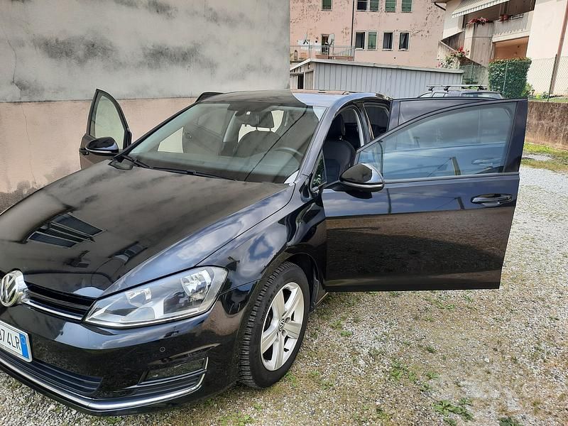 Usata VW Golf VII 115 CV (84 kW) 2016 Nero Utilitaria