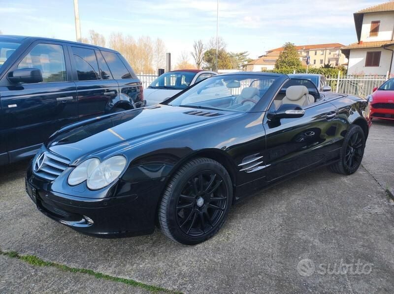 Nero Usata 2003 Mercedes SL500 Cabrio | 18.500 € (Buon prezzo) - Immagine 1/4