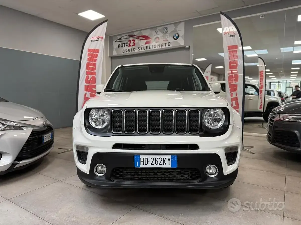 Usata Jeep Renegade Longitude 140 CV (102 kW) 2020 Bianco SUV
