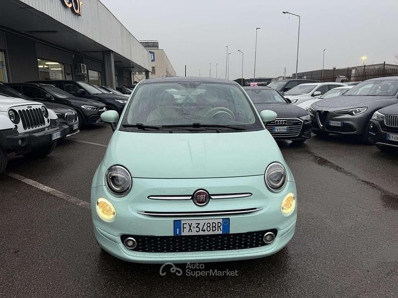 Usata Fiat 500 Lounge 69 CV (50 kW) 2018 Blu/azzurro Utilitaria