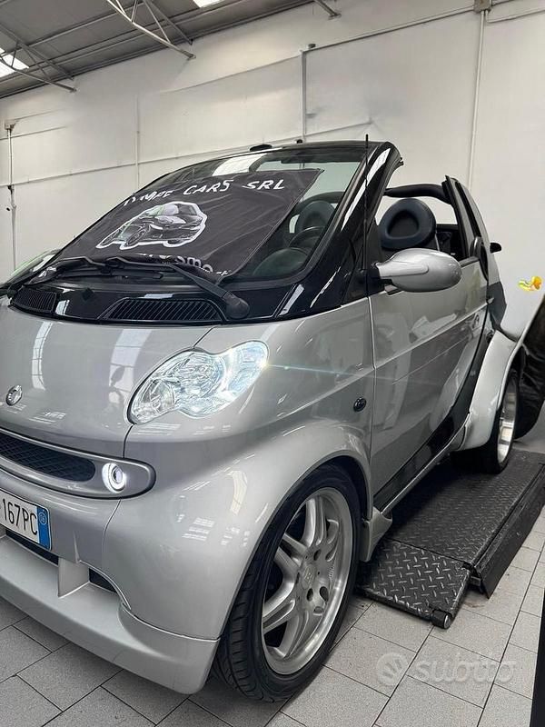 Usata Smart ForTwo Cabrio Brabus 75 CV (55 kW) 2006 Grigio Cabrio