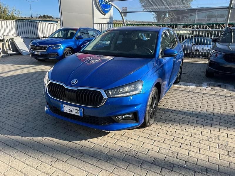 Usata Skoda Fabia Ambition 95 CV (69 kW) 2022 Blu Utilitaria